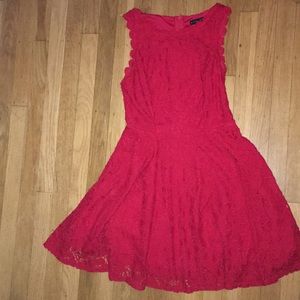 Red Lace Dress